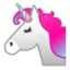 Unicorn Face Emoji (Google)