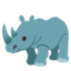 rhinocéros Emoji (Google)