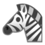 Zebra Emoji (Google)