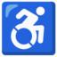 simbolo della disabilità Emoji (Google)