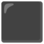 Black Large Square Emoji (Google)