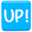 Up! Button Emoji (Messenger)