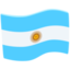 vlag: Argentinië Emoji (Messenger)