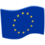 zászló: Európai Unió Emoji (Messenger)