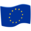 Flagge: Europäische Union Emoji (Messenger)