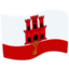 vėliava: Gibraltaras Emoji (Messenger)