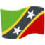 zászló: Saint Kitts és Nevis Emoji (Messenger)