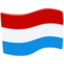 bandeira: Luxemburgo Emoji (Messenger)