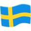 vlag: Zweden Emoji (Messenger)