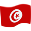 drapeau : Tunisie Emoji (Messenger)