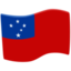 drapeau : Samoa Emoji (Messenger)