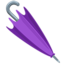 złożony parasol Emoji (Messenger)