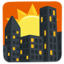 solnedgang Emoji (Messenger)