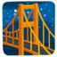 Bridge At Night Emoji (Messenger)