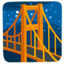 ponte di notte Emoji (Messenger)