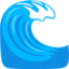 Water Wave Emoji (Messenger)