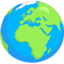 Globe Showing Europe-Africa Emoji (Messenger)
