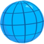 globo con meridiani Emoji (Messenger)