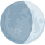 Waxing Crescent Moon Emoji (Messenger)