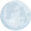 Full Moon Emoji (Messenger)