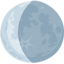Waning Crescent Moon Emoji (Messenger)