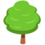 arbre à feuilles caduques Emoji (Messenger)