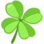 i-four leaf clover Emoji (Messenger)