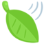 Leaf Fluttering In Wind Emoji (Messenger)