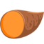 Roasted Sweet Potato Emoji (Messenger)