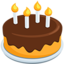 Birthday Cake Emoji (Messenger)