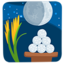 Moon Viewing Ceremony Emoji (Messenger)