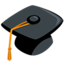 Graduation Cap Emoji (Messenger)