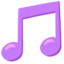 Musical Note Emoji (Messenger)