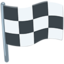 Chequered Flag Emoji (Messenger)