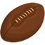 piłka do rugby Emoji (Messenger)