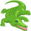 krokodilas Emoji (Messenger)