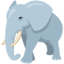 Elephant Emoji (Messenger)