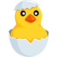 poussin qui éclôt Emoji (Messenger)