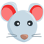 Mouse Face Emoji (Messenger)