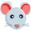 głowa myszy Emoji (Messenger)