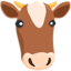 Cow Face Emoji (Messenger)