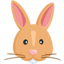 nyúlfej Emoji (Messenger)