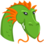 Dragon Face Emoji (Messenger)