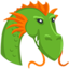 față de dragon Emoji (Messenger)