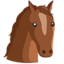 rosto de cavalo Emoji (Messenger)