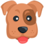 głowa psa Emoji (Messenger)