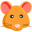 głowa chomika Emoji (Messenger)