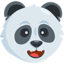 pandaansikte Emoji (Messenger)