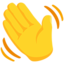 Waving Hand Emoji (Messenger)