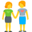 Two Women Holding Hands Emoji (Messenger)